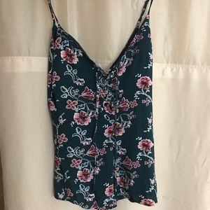 Forever 21 floral romper